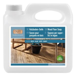 Holzbodenseife Weiss Proff Woodcare 1 Liter