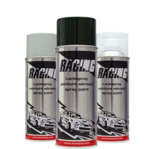 RACING Felgenspray Komplett Set – 400ml Spraydosen schwarz glanz